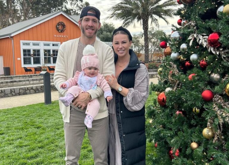 Mike Hoffman Pictured With His Wife Monika Hoffman And Their Daughter London Hoffman