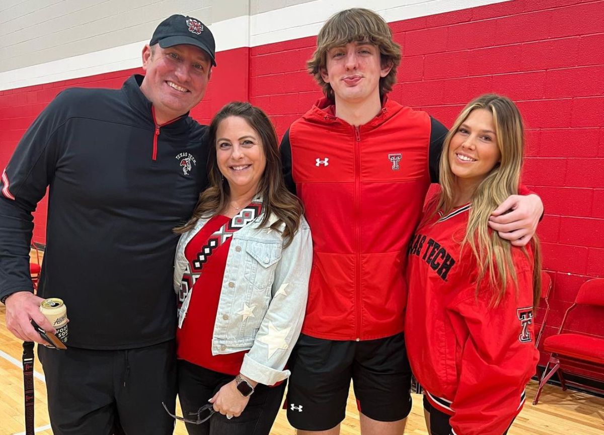 The Steffe Family Pictured In November During Drew's Game
