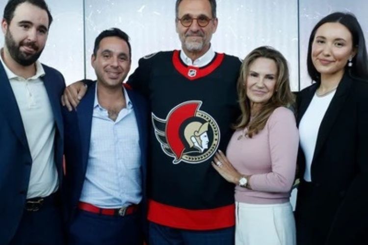 Alexie Pictured With Her Family After Her Father, Michael Andlauer Buys Ottawa Senators 