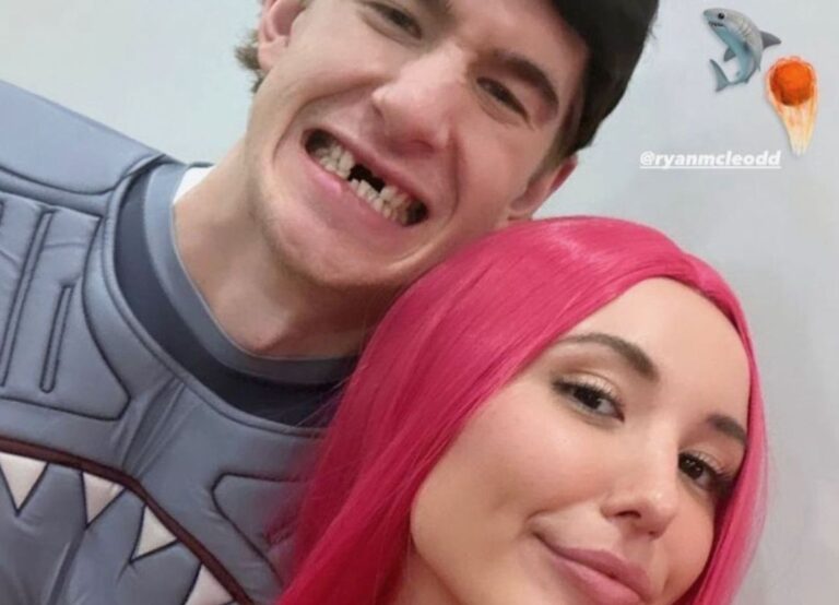 Ryan And Alexie Dressed As Shark Boy And Lava Girl For Halloween 2023