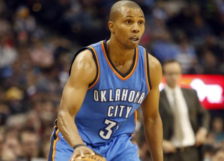 The Former NBA Star Sebastian Telfair Pictured During His Time With The Oklahoma Thunders