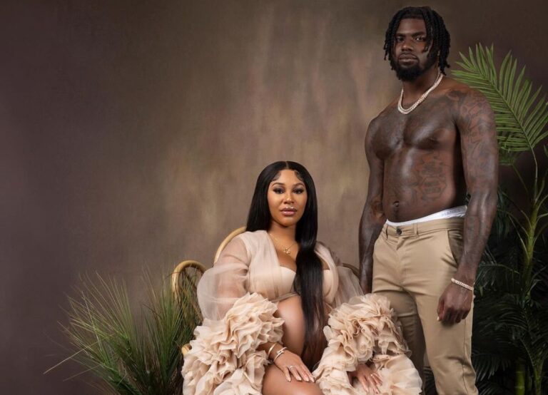 Tyler And His Baby Momma Camille Rogers Pictured During Their Maternity Photoshoot