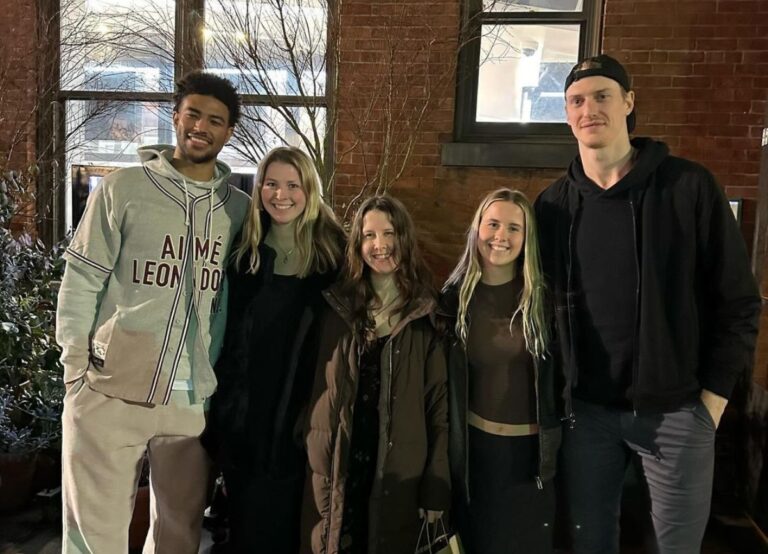 Tyler Myers Pictured With His Mother Tonja Stelly And Half-Brother Quentin Grimes