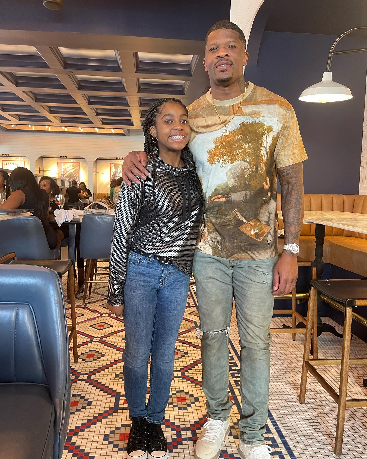 Andre Johnson Is Inspired By His Daughter, Kylie Johnson