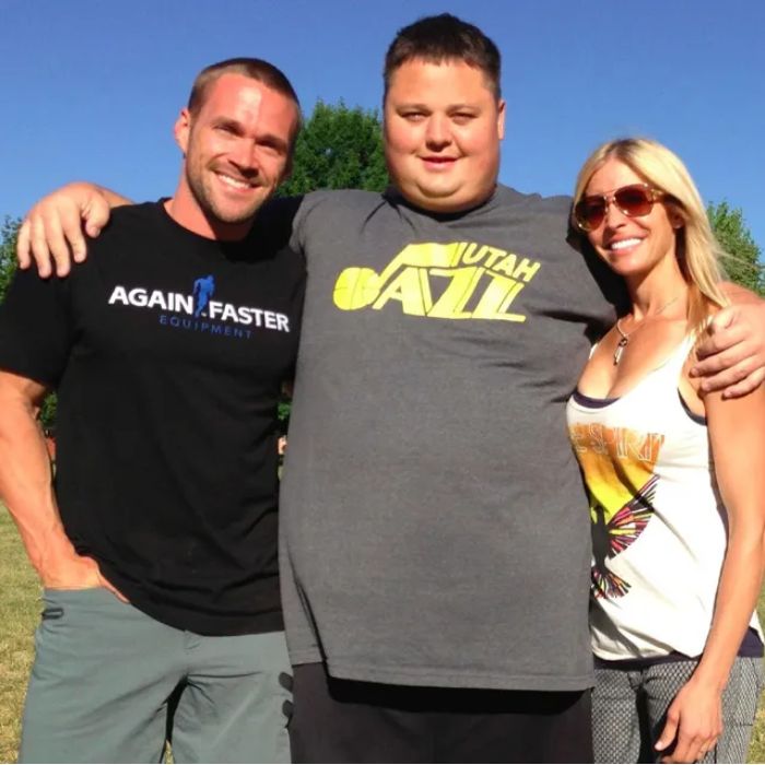 Bruce Pitcher With His Extreme Weight Loss Coaches Chris And Heidi Powell