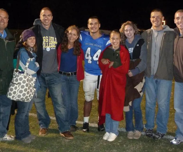 Charlie Woerner With His Family (Parents And Siblings) 