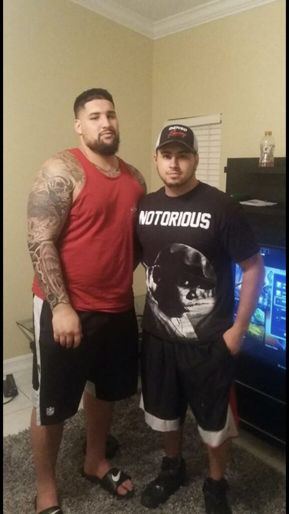 Jon Feliciano With His Younger Brother Chris