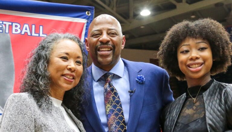 Earl Cureton With His Wife, Judith And Daughter, Sari