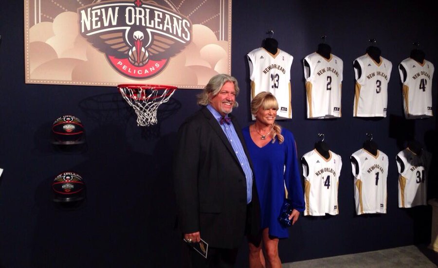 Rob Ryan And His Wife At The Bensons' NBA All Star Party
