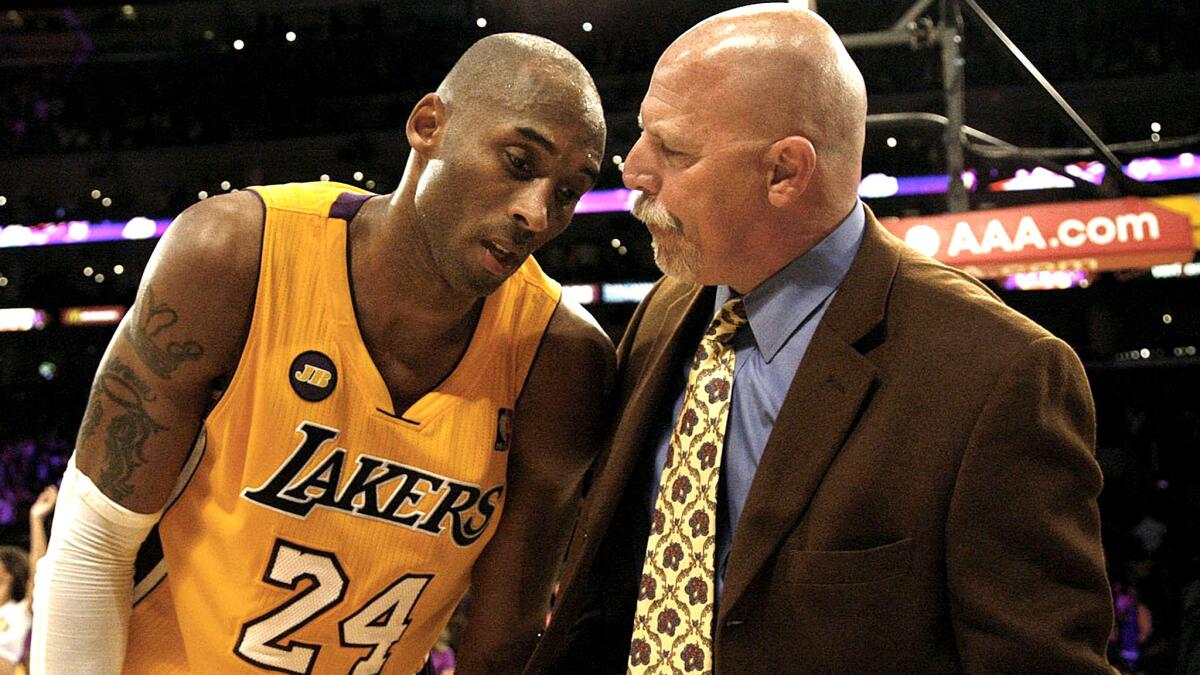 Trainer Gary Bitti With The Legend Kobe Bryant
