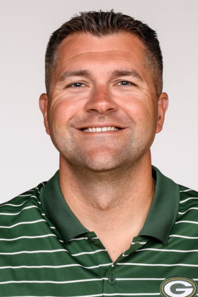 Wide Receivers Coach and Passing Game Coordinator for the Green Bay Packers, Jason Vrable