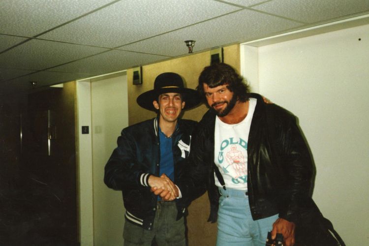 Billy Jack Haynes (R) Pictured With Alan Barcoff During His Wrestling Days