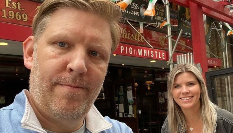 Brandon Walker Pictured With His Sister Caitlyn Walker In 2021 In New York