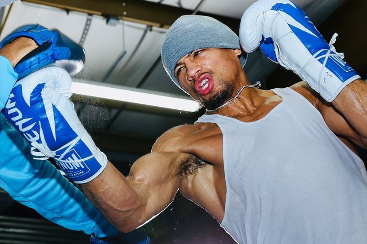 Jamaine Ortiz Pictured Training For Teofimo Lopez Earlier This Year