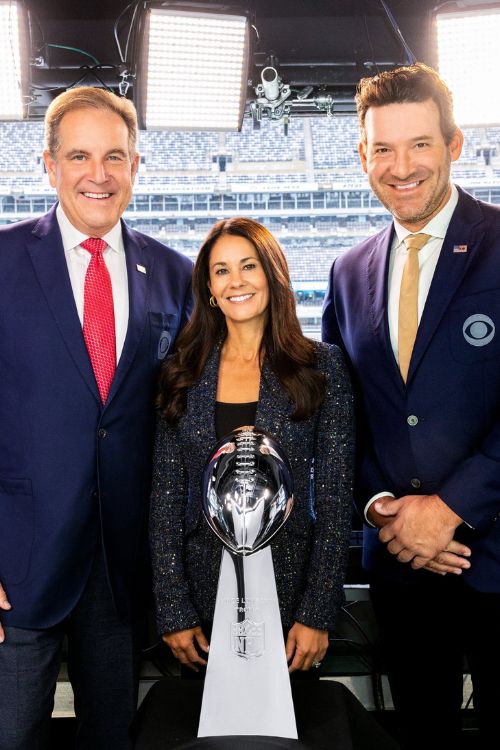 Jim Nantz, Tony Romo, And Tracy Wolfson, Called Their Third Super Bowl Together On Sunday