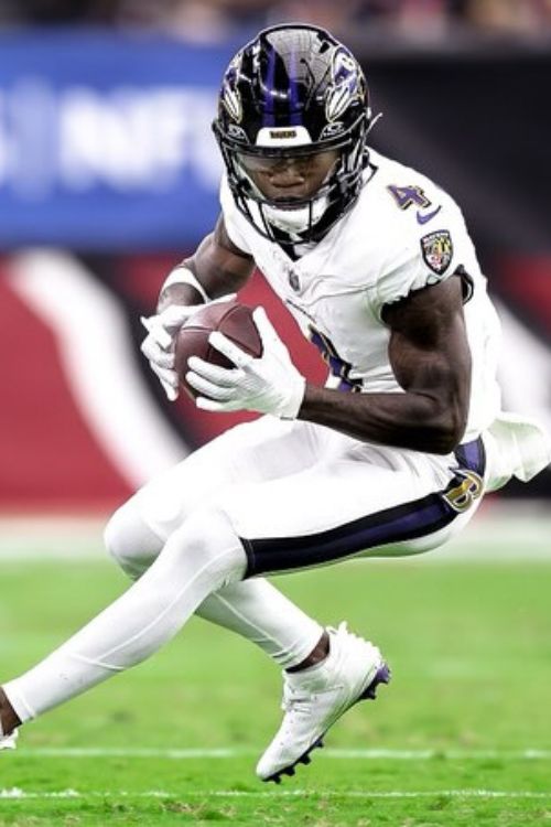The 23-Year-Old WR Pictured During A Game Last Year In November 