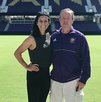 Ken Krieger With His Daughter, Ali Krieger