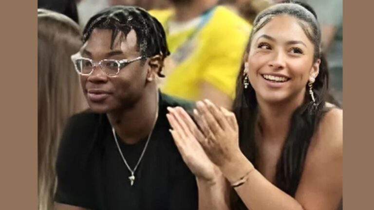 Bryce James with his reported girlfriend