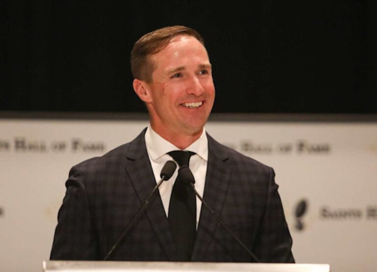 Inducted Into Saints Hall Of Fame What Happened To Drew Brees' Face