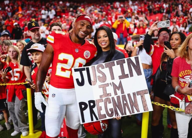 Justin Reid’s Girlfriend Surprises Fans with Personal Announcement During Chiefs-Saints Game