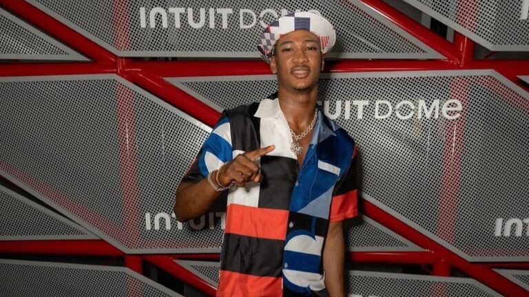 Kai Jones posing for a camera