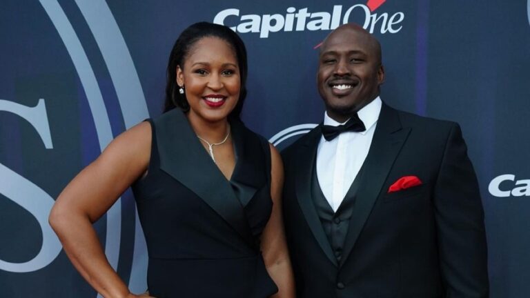 Maya Moore with her husband Jonathan Irons