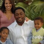 Mike Tomlin with his wife-kiya and his sons on national sons day