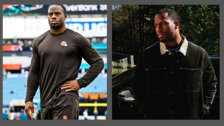 Collage image of Nick Chubb