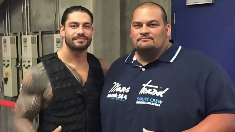 Roman Reigns with his late brother, Rosey