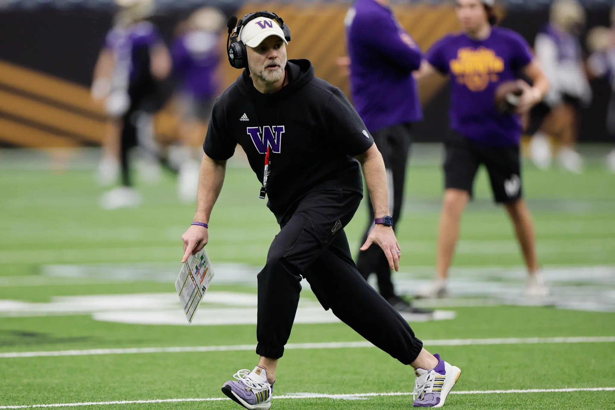 Ryan Grubb joined the Washington Huskies as assistant coach in 2022. - Players Bio