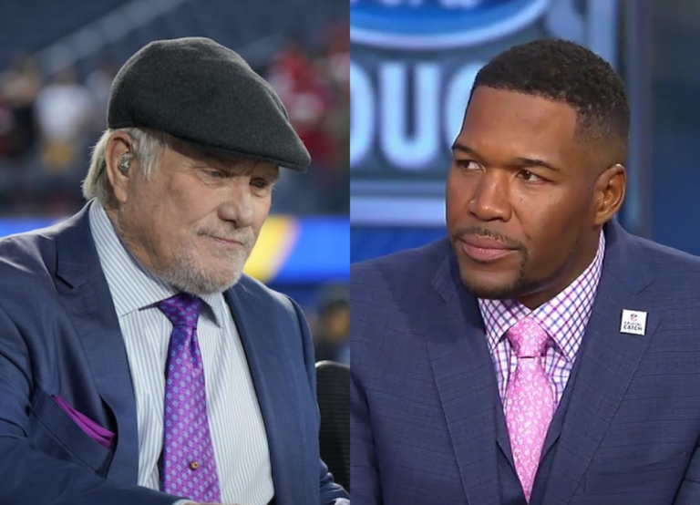 Terry Bradshaw's Unfortunately Timed Joke Stole Spotlight From Michael Strahan's Hall Of Fame Induction