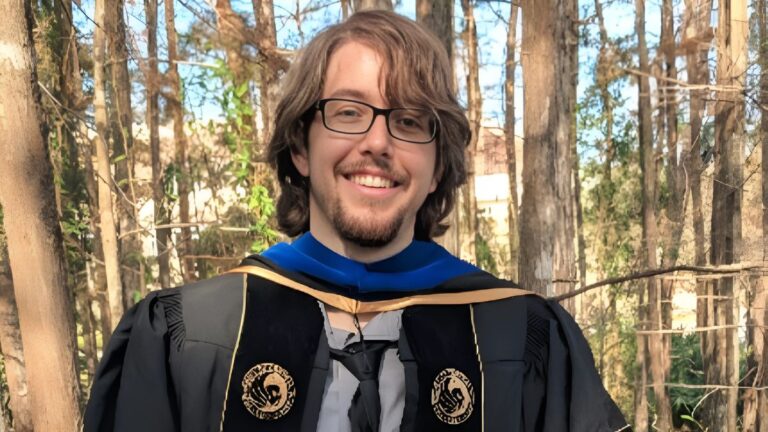 UFC Travis Meade pictured at his graduation day