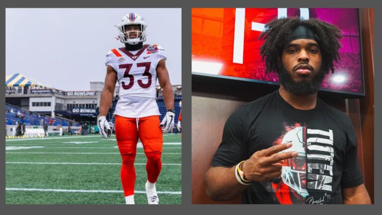 Image of Virginia Tech's player Bhayshul Tuten