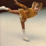 A young Tonya Harding practicing at the Lloyd Center in Portland, Oregon