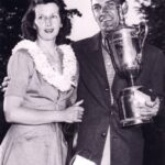 Ben Hogan and Valerie Fox after 1950 US Open Win