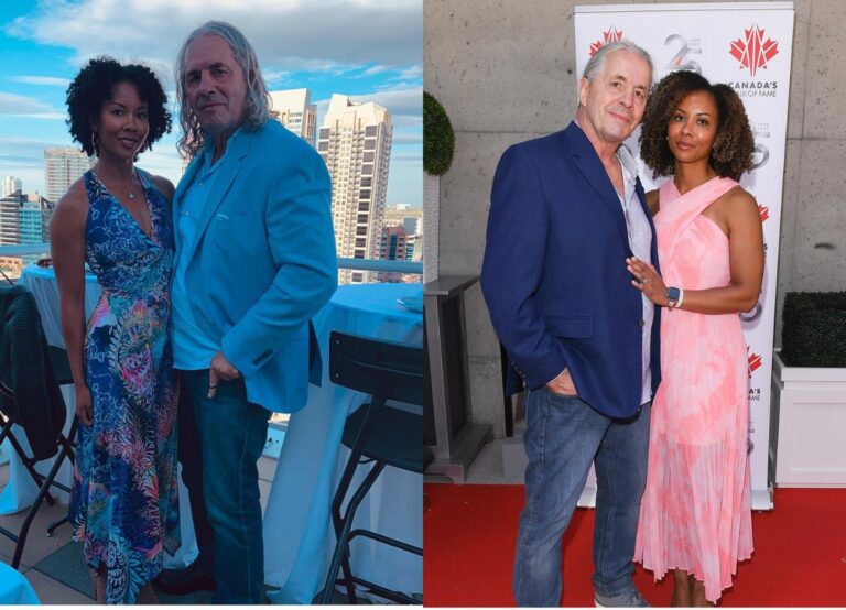Bret Hart, Also known As The Hitman, And His Wife, Stephanie Washington, Have a 26-Year Age Gap.