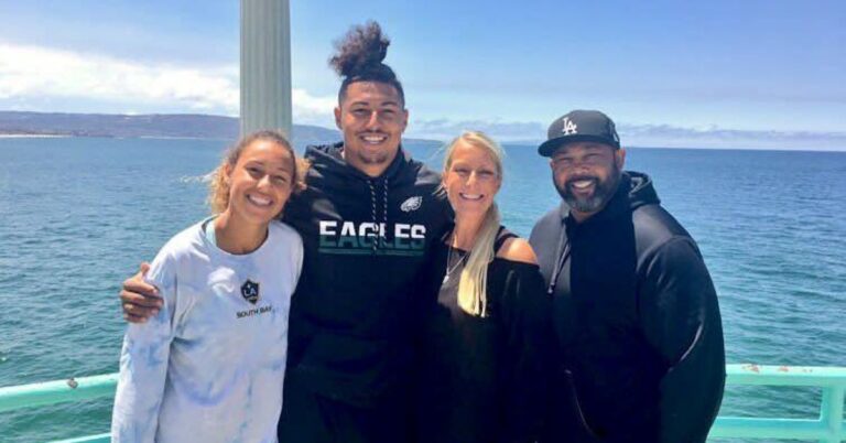 Caleb wilson with parents, Chris and Tina Brown Wilson and his younger sister Colby Wilson via Facebook