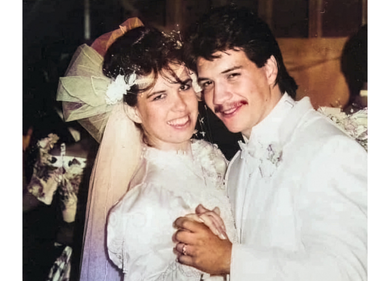 The Wedding Picture of Eddie Guerrero and her wife, Vickie Guerrero