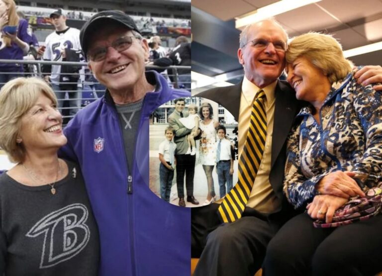 Jack Harbaugh's wife, Jackie, whose love and sacrifices have shaped not only her husband but the entire Harbaugh family legacy in football