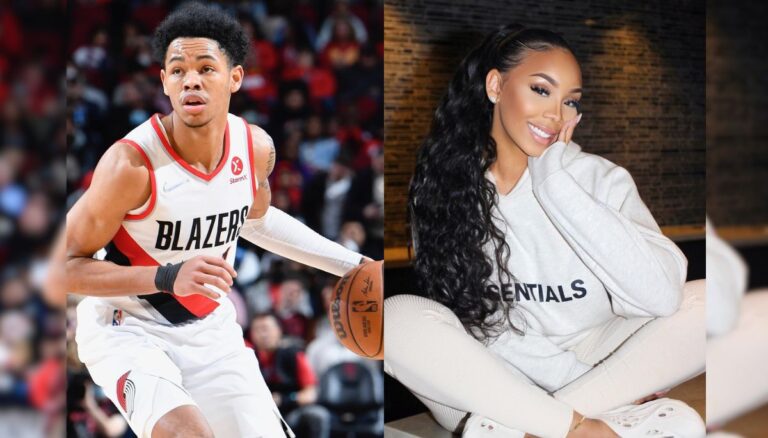 Anfernee Simons and his girlfriend, Aaleeyah