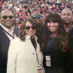 Bo Jackson with his wife, Linda, and their three kids