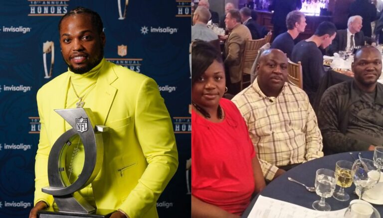 Derrick Henry is very close to his parents, Stacy and Derrick Henry Sr.