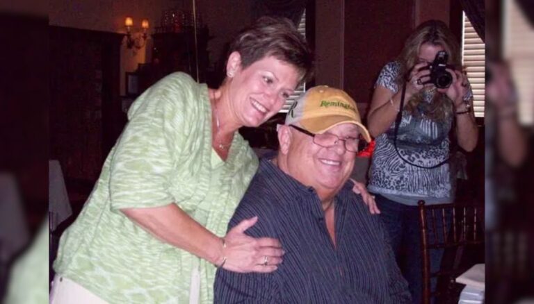 Dusty Rhodes with his second wife, Michelle Rubio