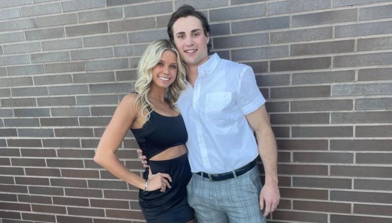 Riley Moss and his girlfriend Emilee Petersen