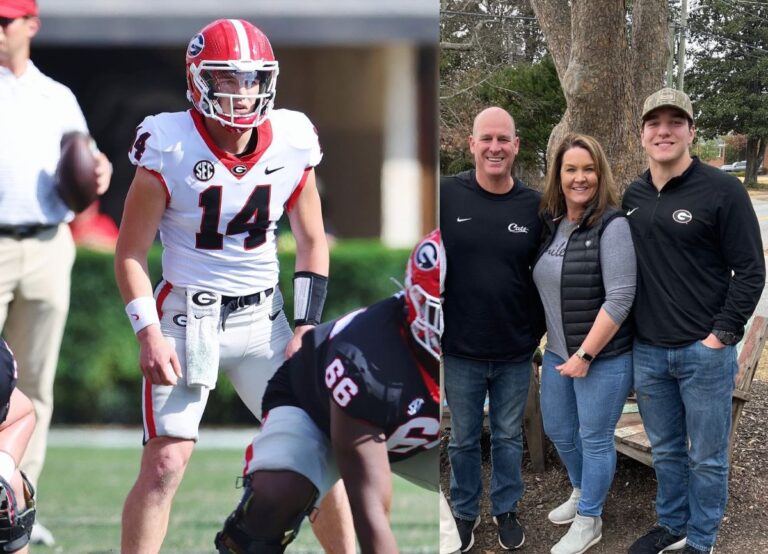 Georgia Bulldogs Quarterback Gunner Stockton Inherited His Love For Sports And Athleticism From His Accomplished Parents