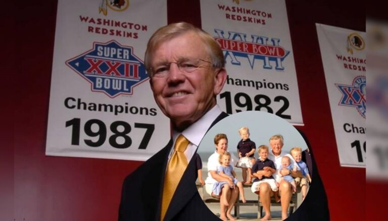 Joe Gibbs has been happily married to his wife, Patricia, since 1966