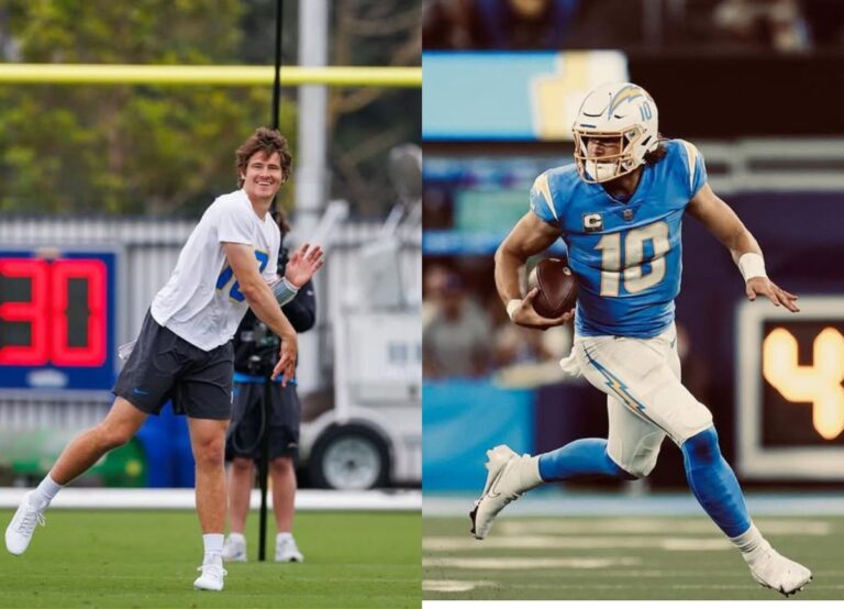 Los Angeles Chargers Quarterback Justin Herbert's Net Worth Estimated At $20–$25 million Which Reflects His Status As One Of The NFL's Top Players