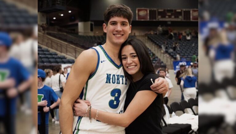 Reed Sheppard and his girlfriend, Brailey Dizney