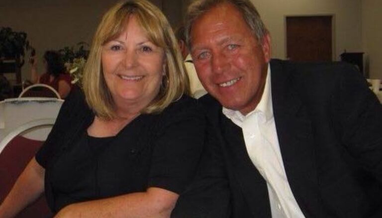 The Forme NASCAR Racer Chuck Bown Pictured With HIs Wife Debbie Bown Celebrating Their Anniversary In 2018