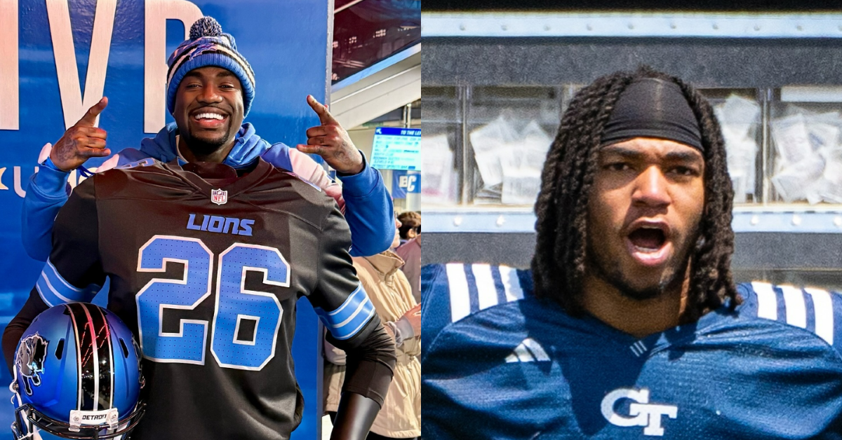 Syeeed Syeed Gibbs, Rising Cornerback at Georgia Tech, and Jahmyr Gibbs ...